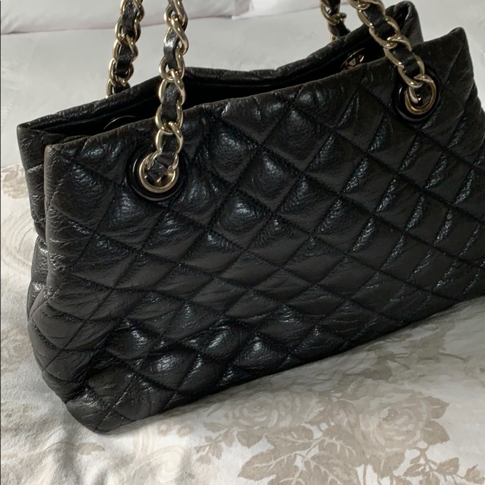 Leather Quilted Tote (Kate Spade)